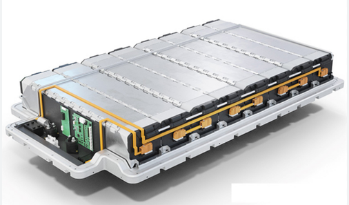 Electric car battery pack made up of many battery cells