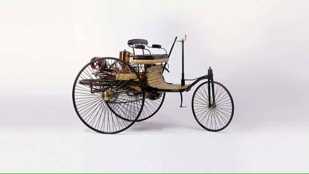 Benz Patent-Motorwagen, the three-wheeled first gasoline-powered car