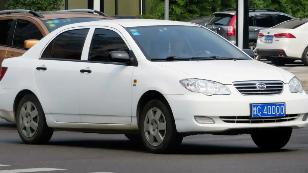 2009 BYD F3 1.5L sedan, front view