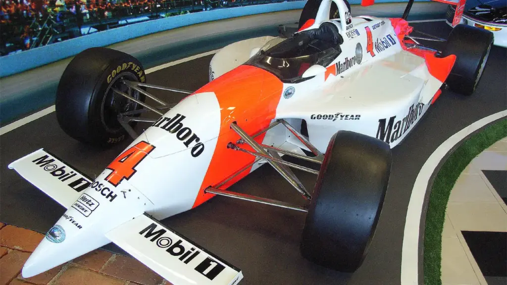Chevrolet-powered Penske PC-22 that Emerson Fittipaldi drove to win the 1993 Indianapolis 500