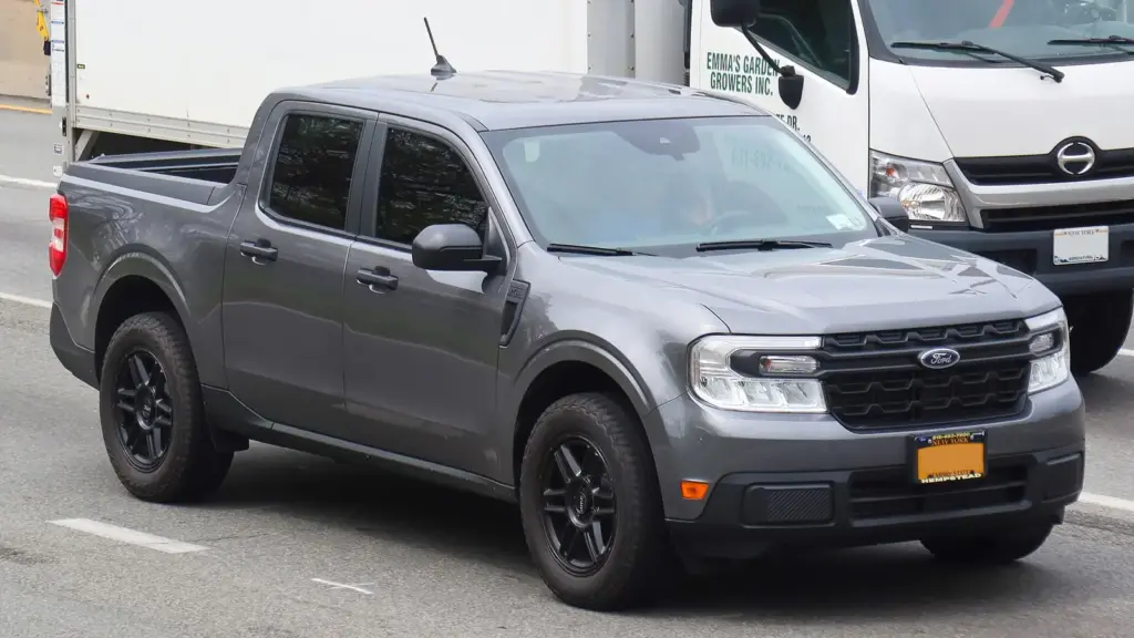 Grey 2022 Ford Maverick XL compact pickup in Queens, New York