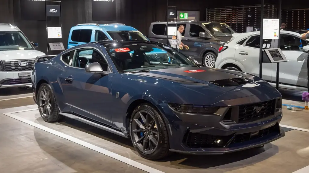 Ford Mustang Dark Horse on display at Auto Zürich 2024