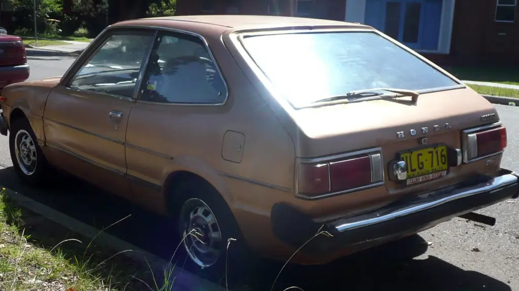 1978 Honda Accord hatchback photographed in New South Wales, Australia