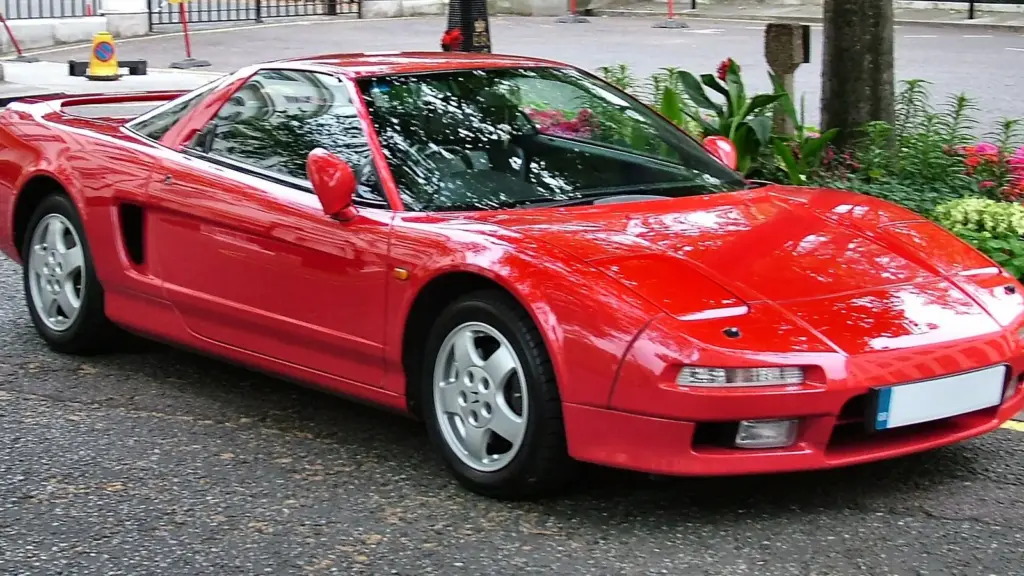 Red first-generation Honda NSX (NA1) coupe