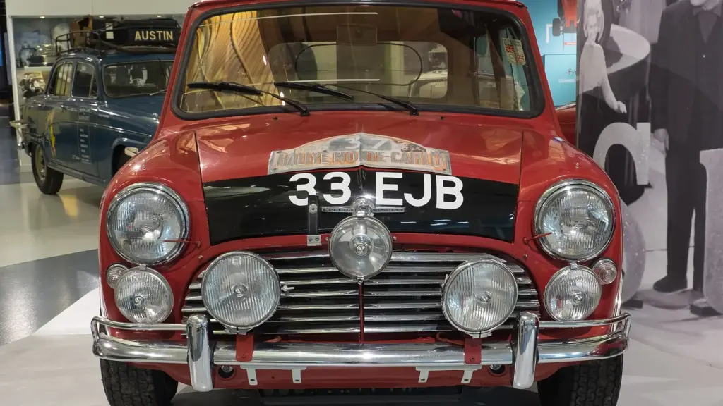 The Mini Cooper S that won the 1964 Monte Carlo Rally