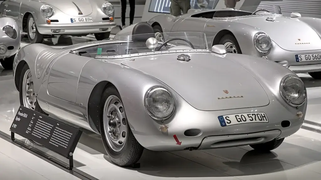 Porsche 550 Spyder from 1957 in the Porsche Museum, Stuttgart
