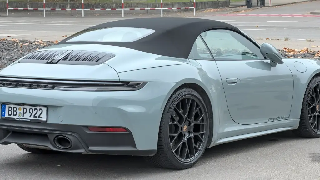 Porsche 911 Carrera Cabriolet of the 992 generation in Böblingen, Germany