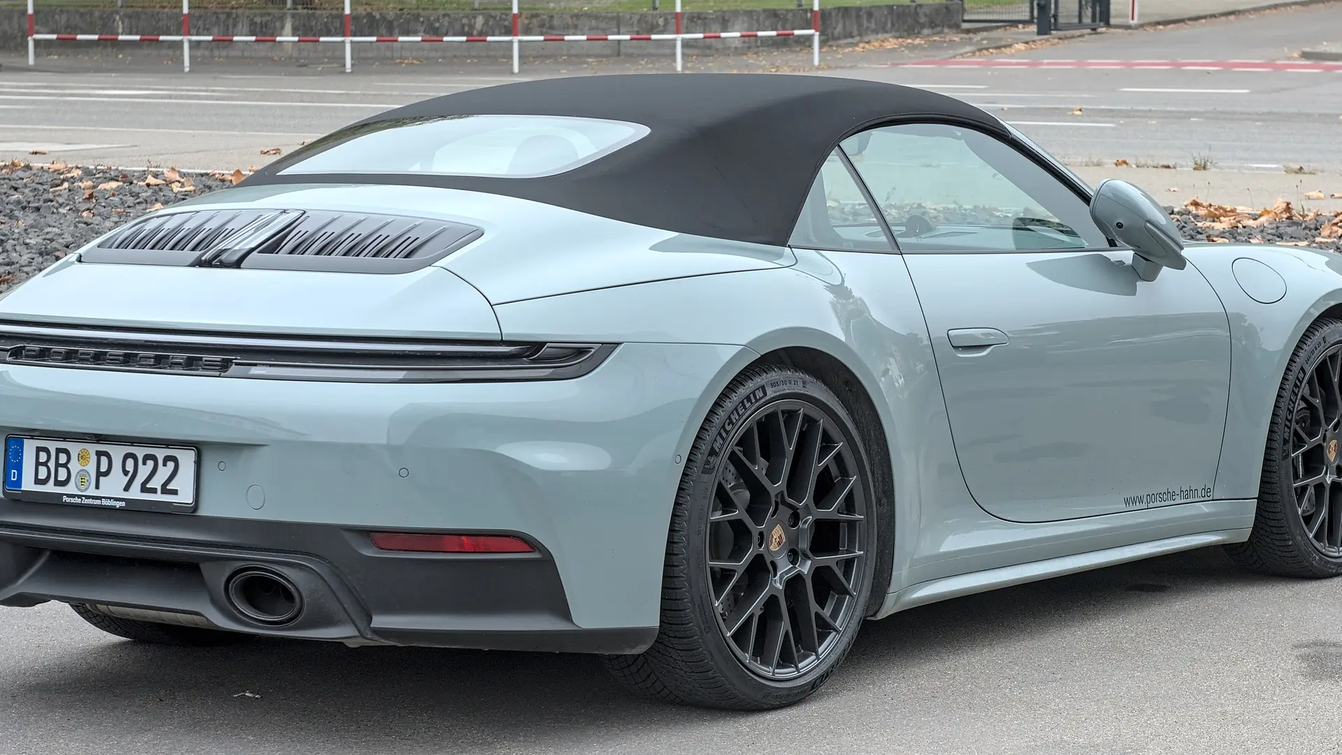 Porsche 911 Carrera Cabriolet of the 992 generation in Böblingen, Germany