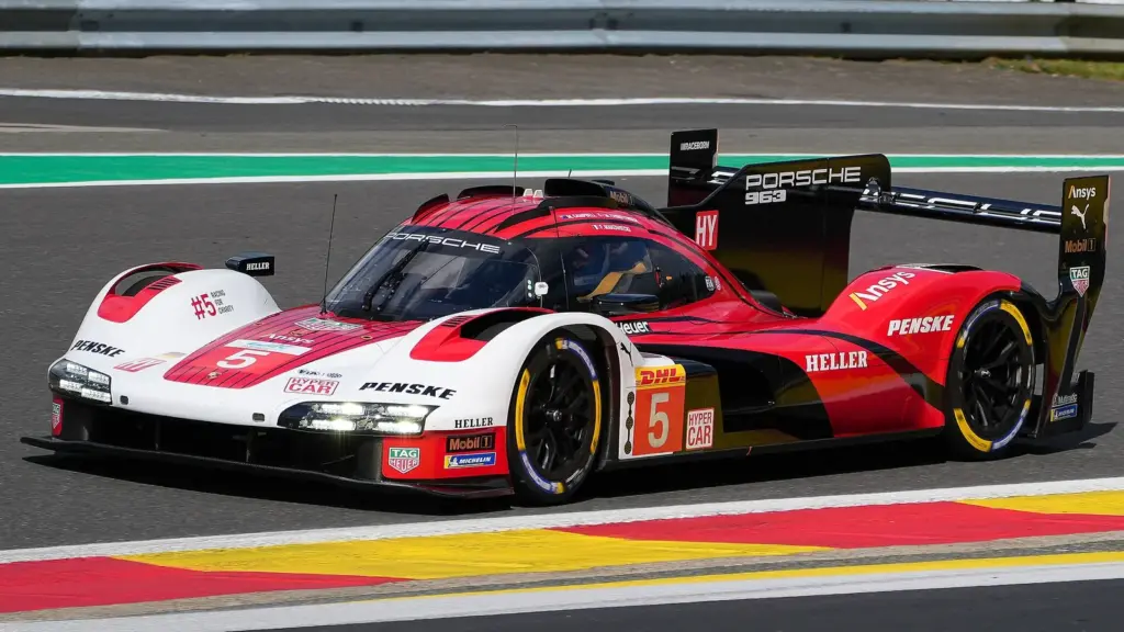 Porsche Penske Motorsport Porsche 963 No. 5 at the 2024 6 Hours of Spa-Francorchamps