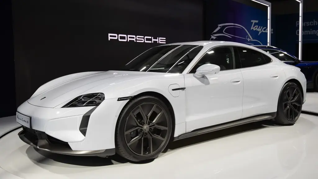 Porsche Taycan Turbo S at the 2024 Toronto International Auto Show