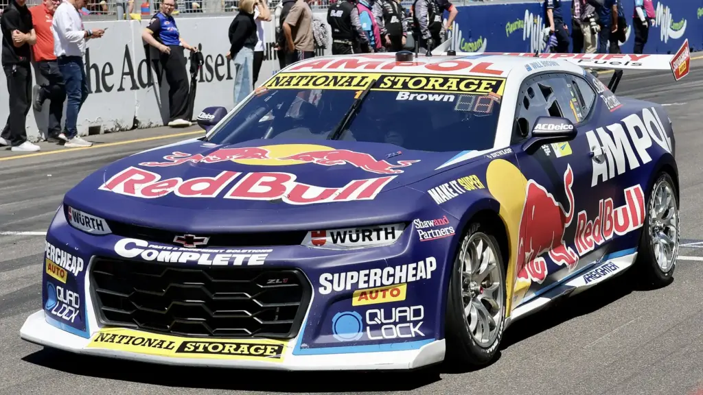 Will Brown's Chevrolet Camaro Supercar at the 2025 Adelaide Grand Final