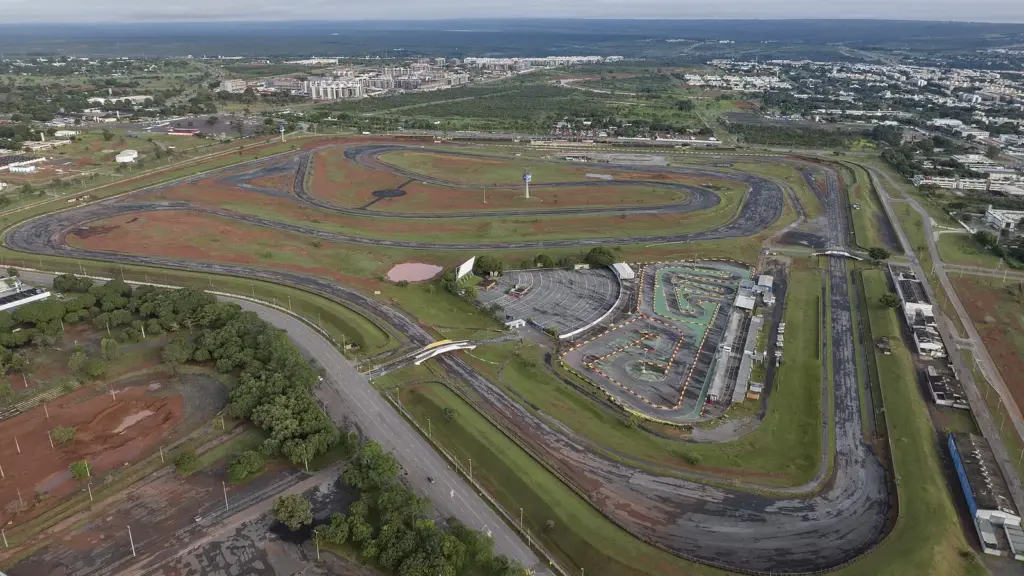 Aerial view of the Autódromo Internacional de Brasília