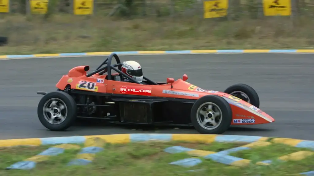 Formula single-seater racing at Kari Motor Speedway in Coimbatore