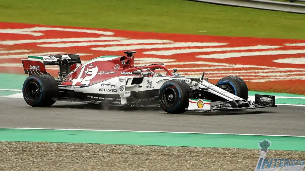 Formula 1 car at the Italian Grand Prix at Monza Circuit