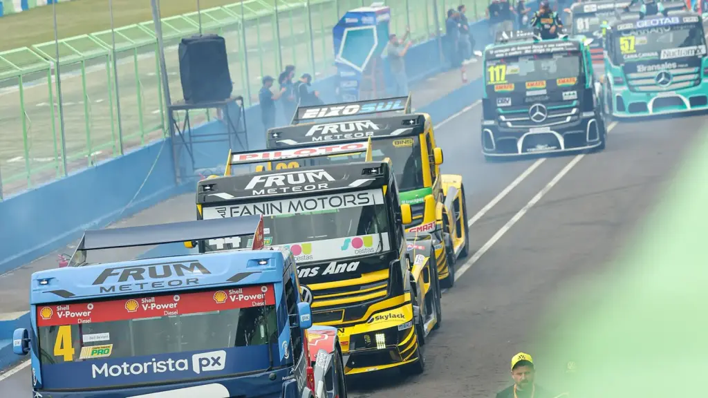 Copa Truck racing trucks at Santa Cruz do Sul in April 2026
