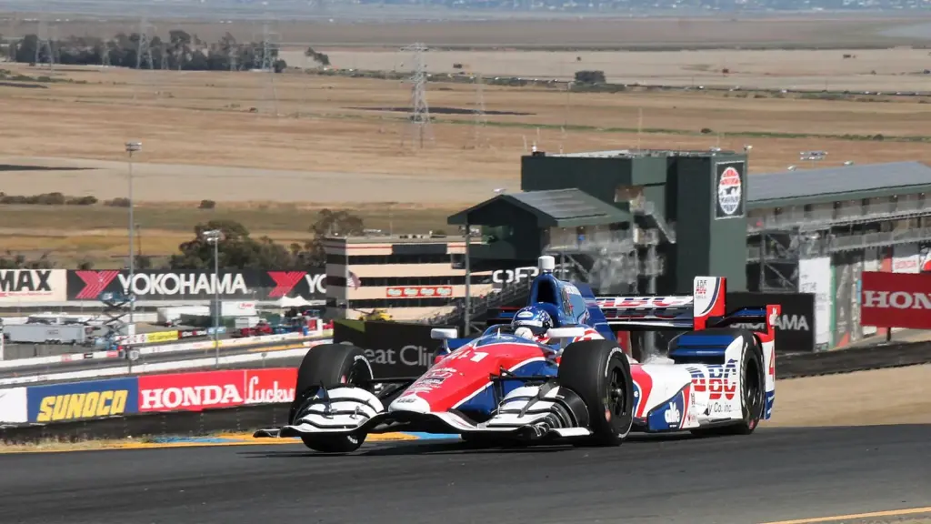 IndyCar racing at Sonoma Raceway in California wine country