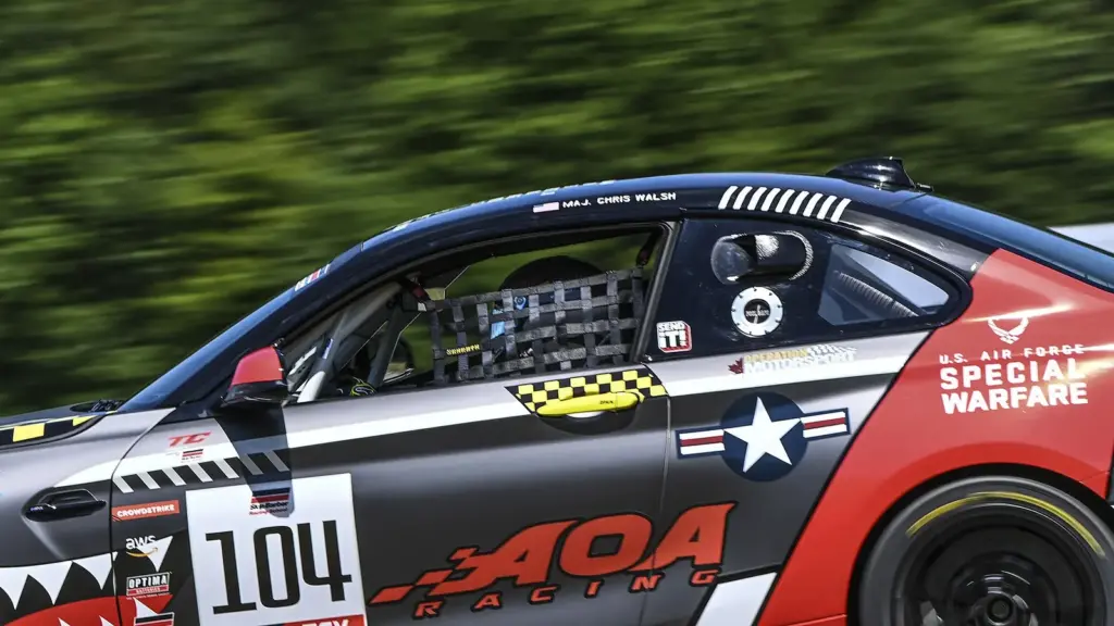 Touring car racing at Virginia International Raceway in Alton, Virginia