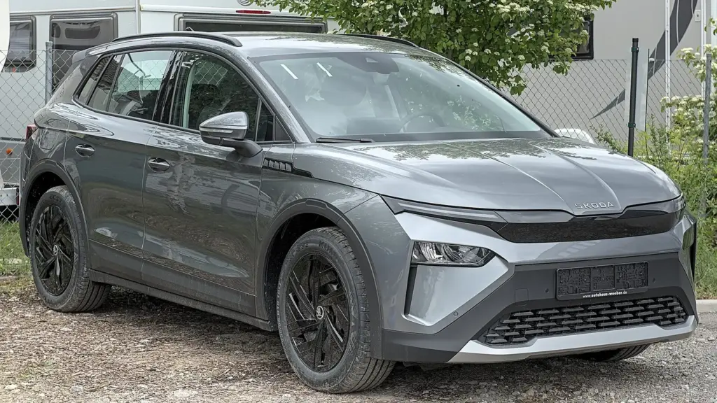 Škoda Elroq electric SUV in Leonberg, Germany