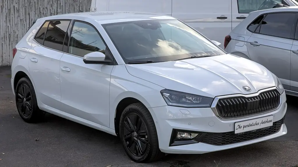 Fourth-generation Škoda Fabia in Stuttgart, Germany