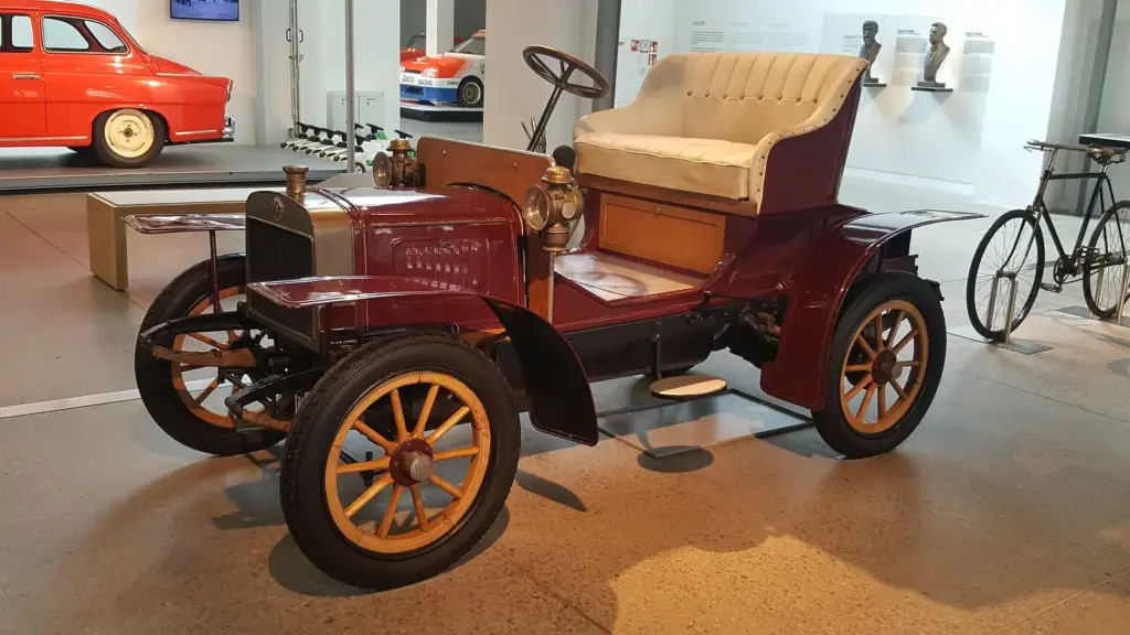 Laurin & Klement Voiturette A at the Škoda Museum in Mladá Boleslav