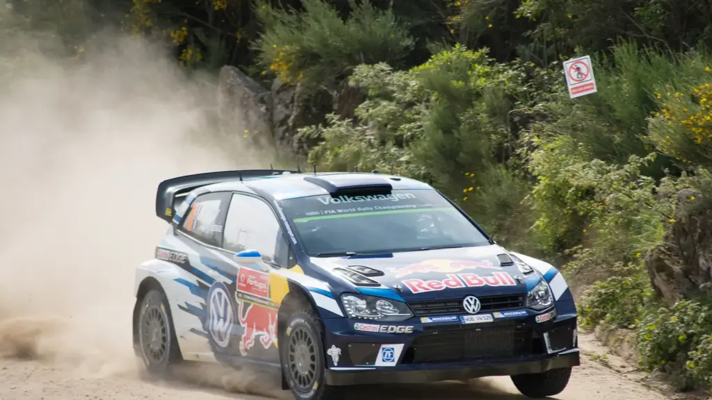 Sébastien Ogier in the Volkswagen Polo R WRC at Rally de Portugal 2016