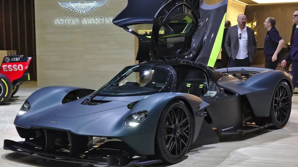 Aston Martin Valkyrie hypercar prototype at the 2019 Geneva Motor Show