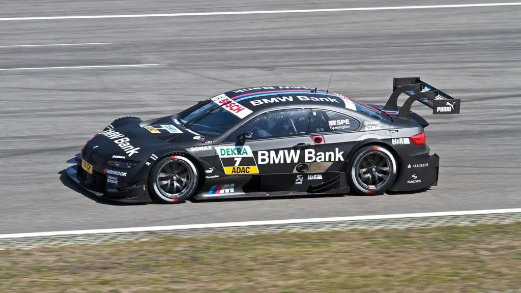 Bruno Spengler’s No. 7 BMW M3 DTM at Hockenheim in 2012