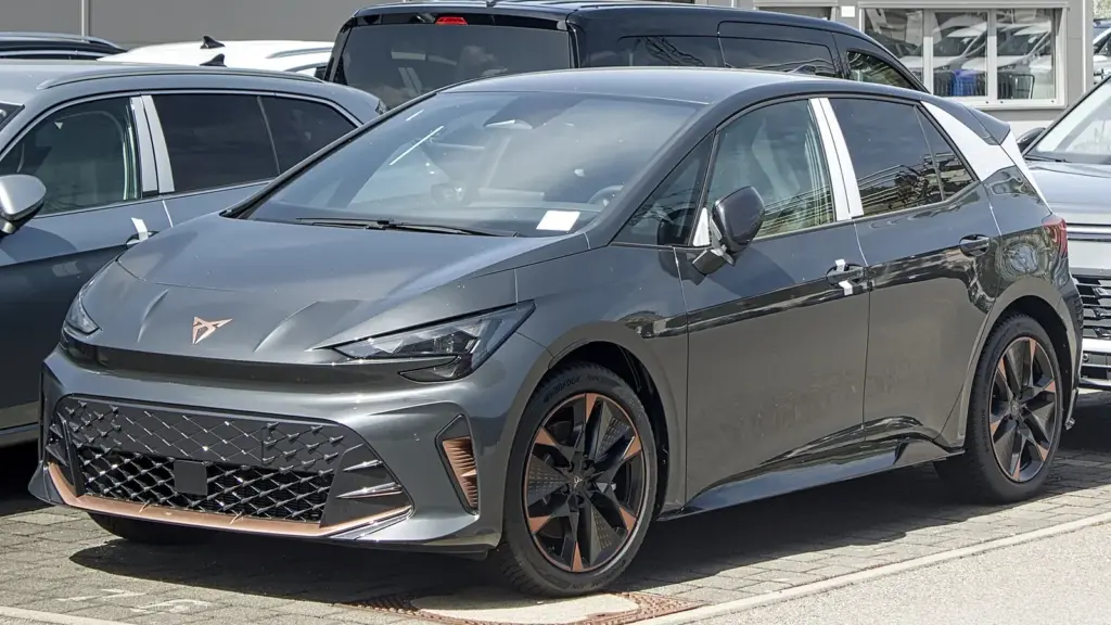 Gray 2026 Cupra Born electric hatchback in Stuttgart