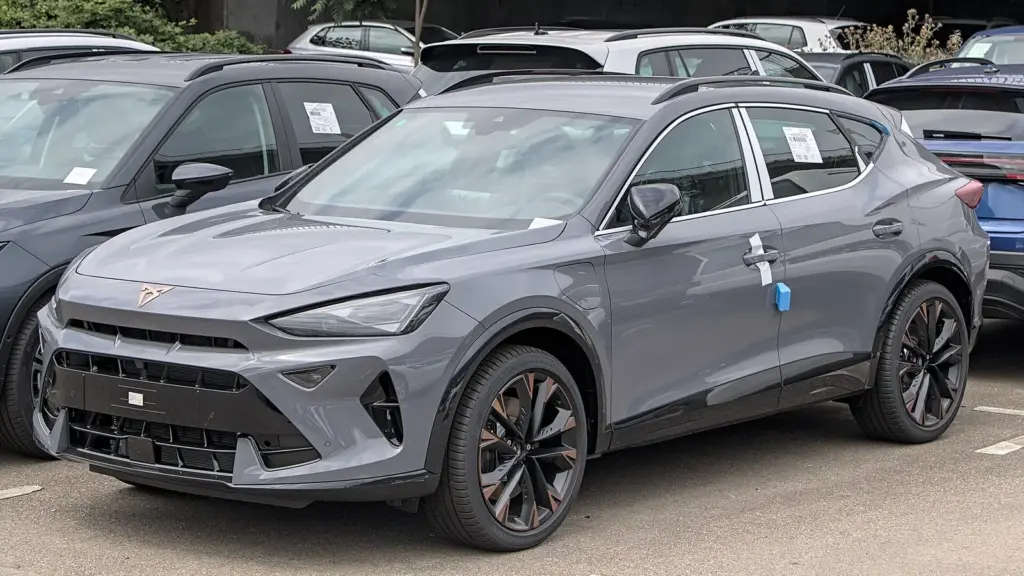 Gray facelifted Cupra Formentor in Stuttgart