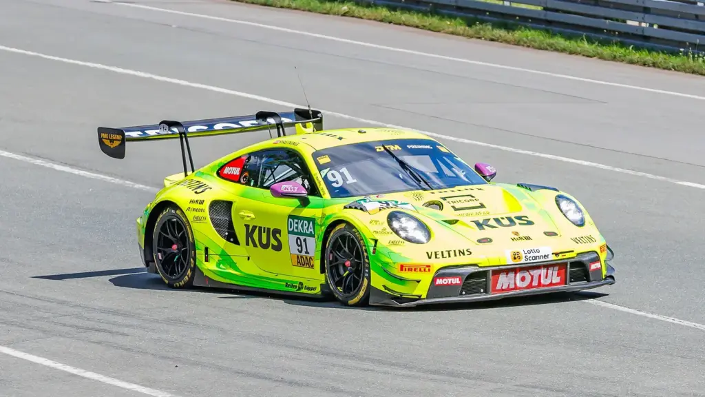Thomas Preining’s Manthey Porsche 911 GT3 R at the Norisring, 2026 DTM season