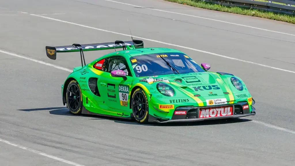 Ricardo Feller’s Manthey Porsche 911 GT3 R at the Norisring in 2026