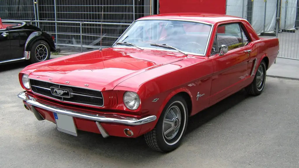 1965 Ford Mustang two-door hardtop, first generation, front view
