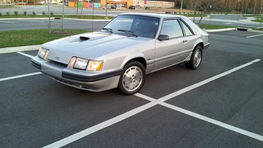 Gray 1986 Ford Mustang SVO