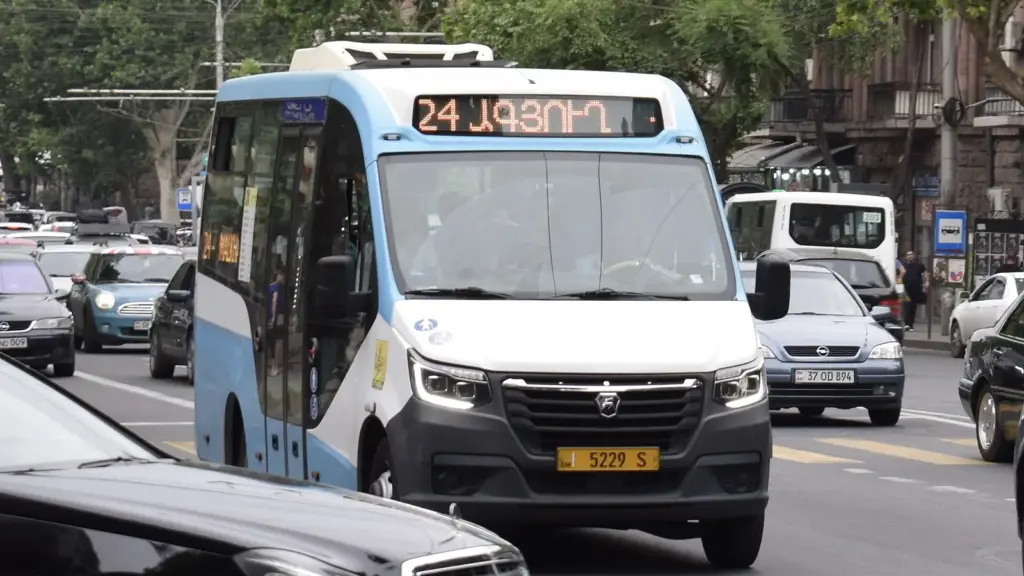 GAZelle City minibus in Yerevan, 2023