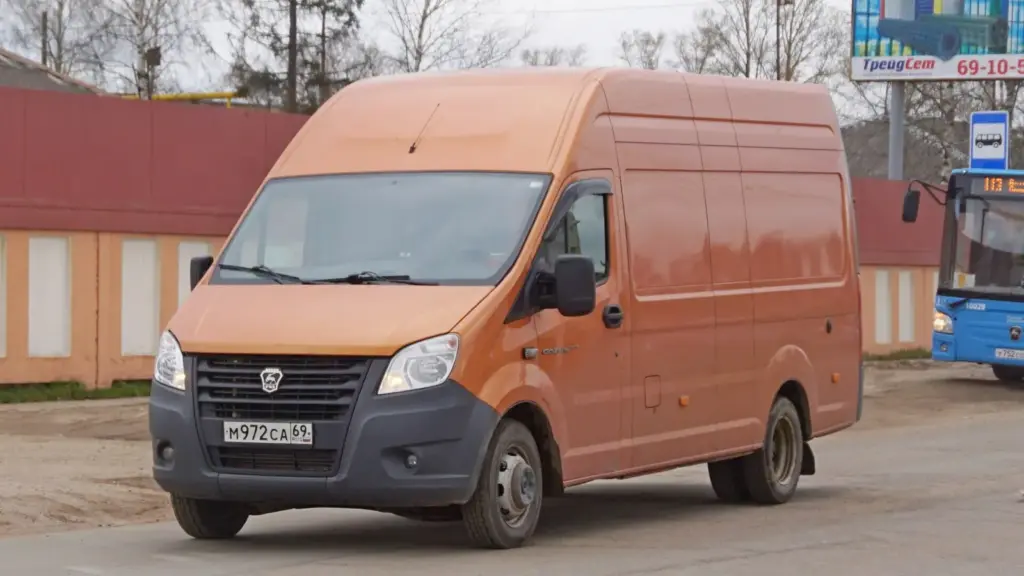 Orange GAZelle Next van
