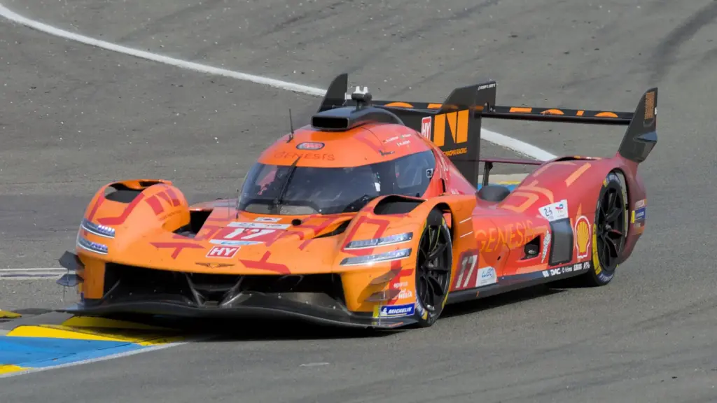 Genesis GMR-001 Hypercar No. 17 at the 2026 Le Mans test day