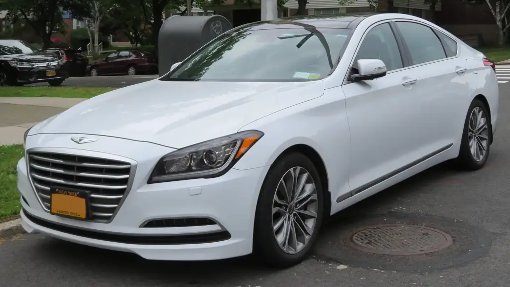 2015 Hyundai Genesis 3.8 sedan, the forerunner of the Genesis brand
