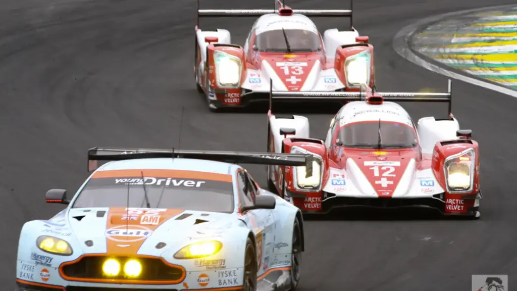 Rebellion and Aston Martin cars at the 2014 WEC 6 Hours of São Paulo at Interlagos