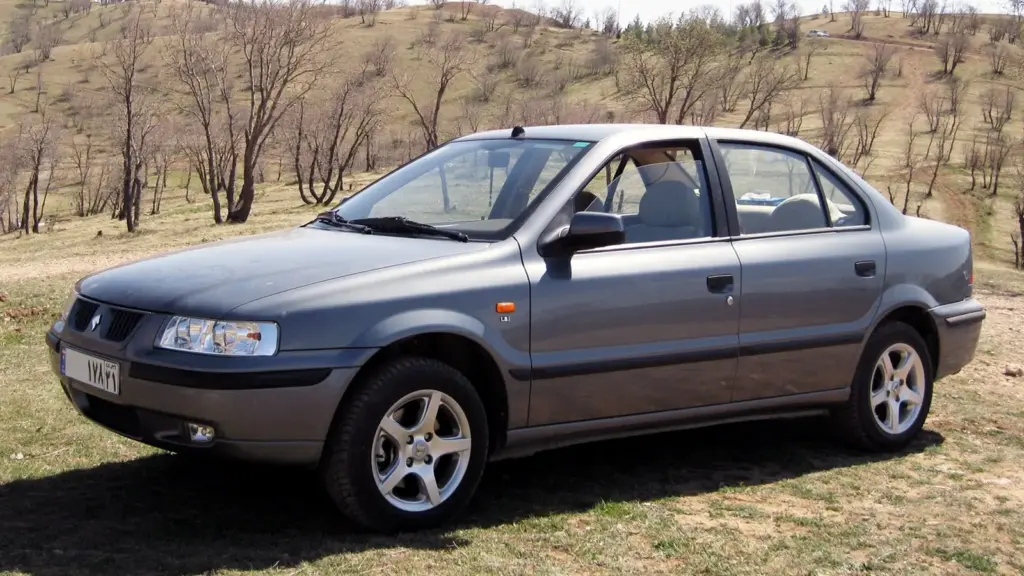 Gray IKCO Samand LX sedan