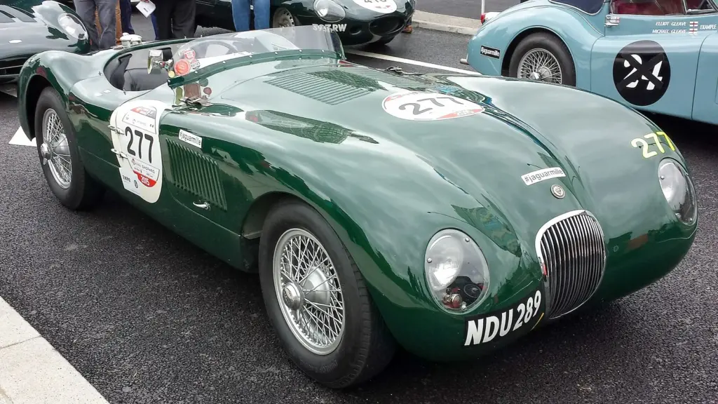 1953 Jaguar C-Type racing car