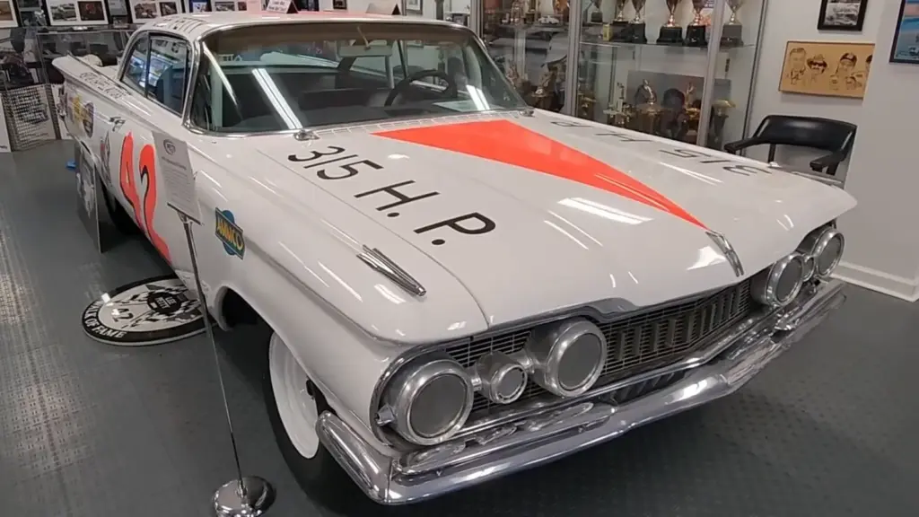 Lee Petty's No. 42 1959 Oldsmobile 88, the car that won the first Daytona 500