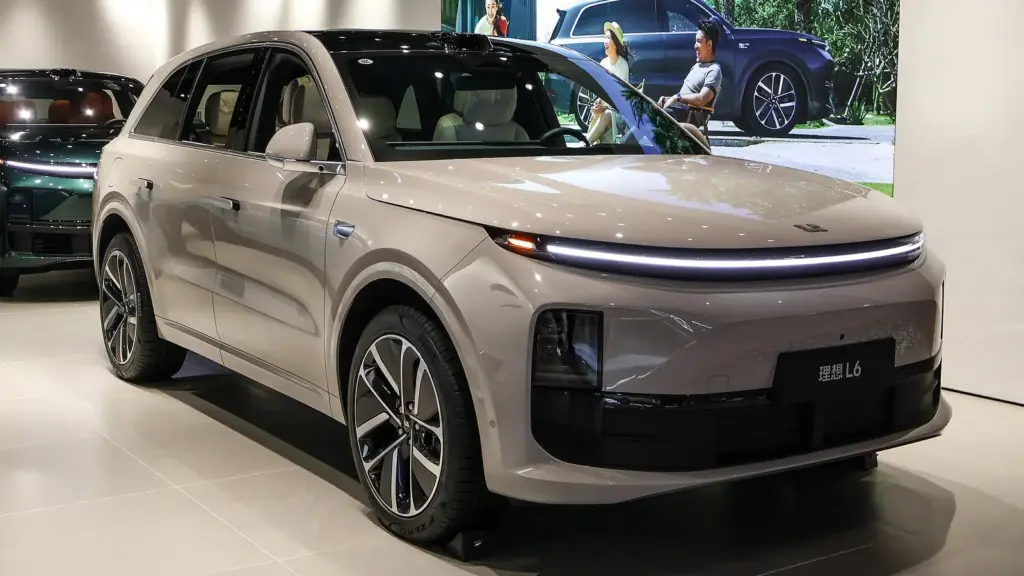 First-generation Li L6 SUV on display in Shanghai