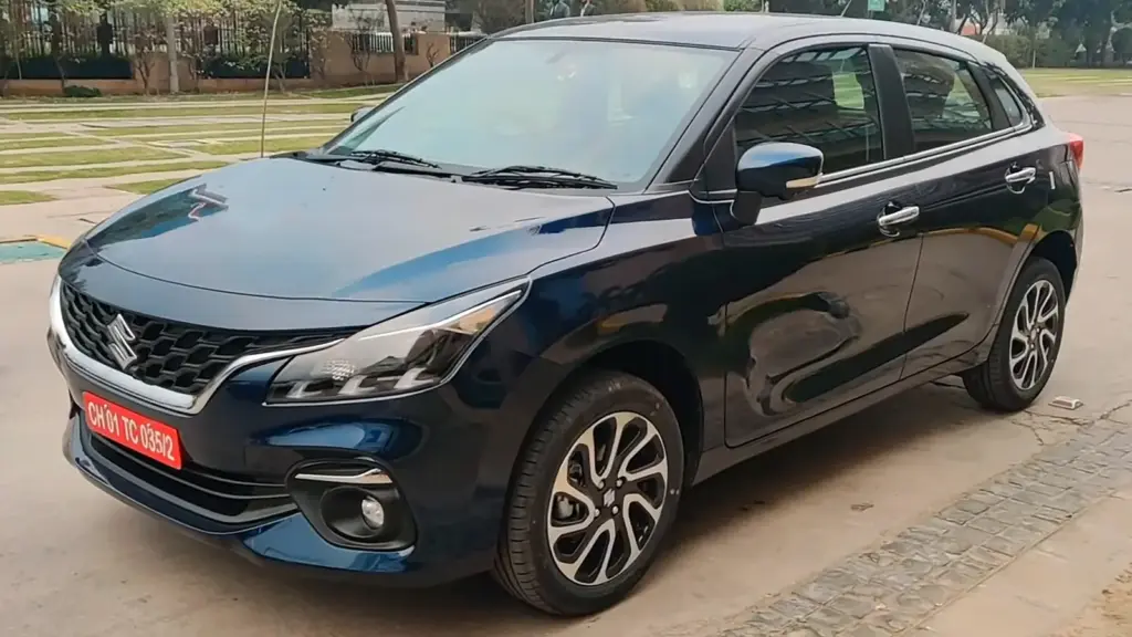 Blue 2022 Maruti Suzuki Baleno Alpha