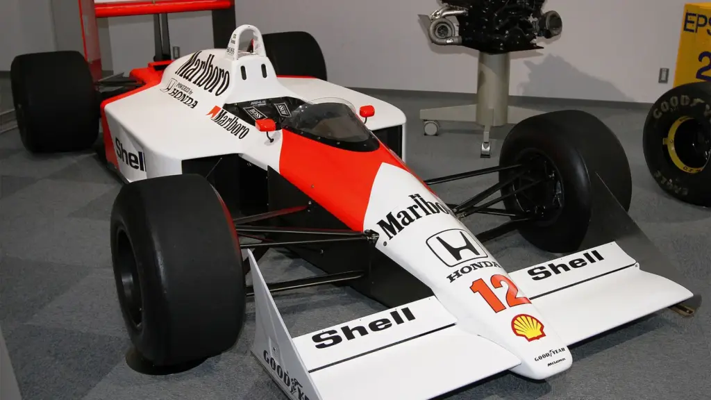 The 1988 McLaren-Honda MP4/4 at the Honda Collection Hall