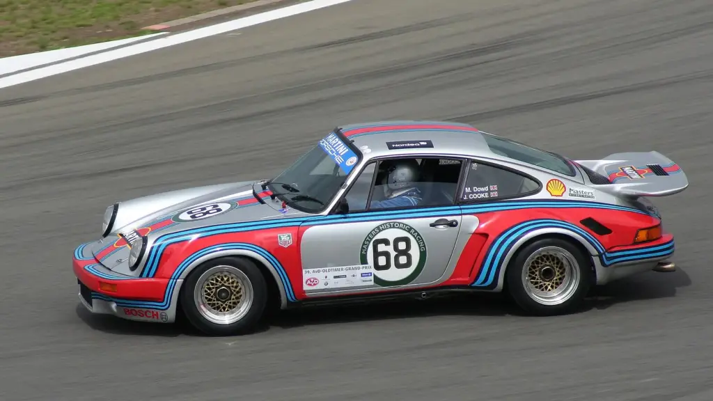 A 1974 Porsche 911 Carrera RSR at the 2011 AvD Oldtimer Grand Prix at the Nürburgring