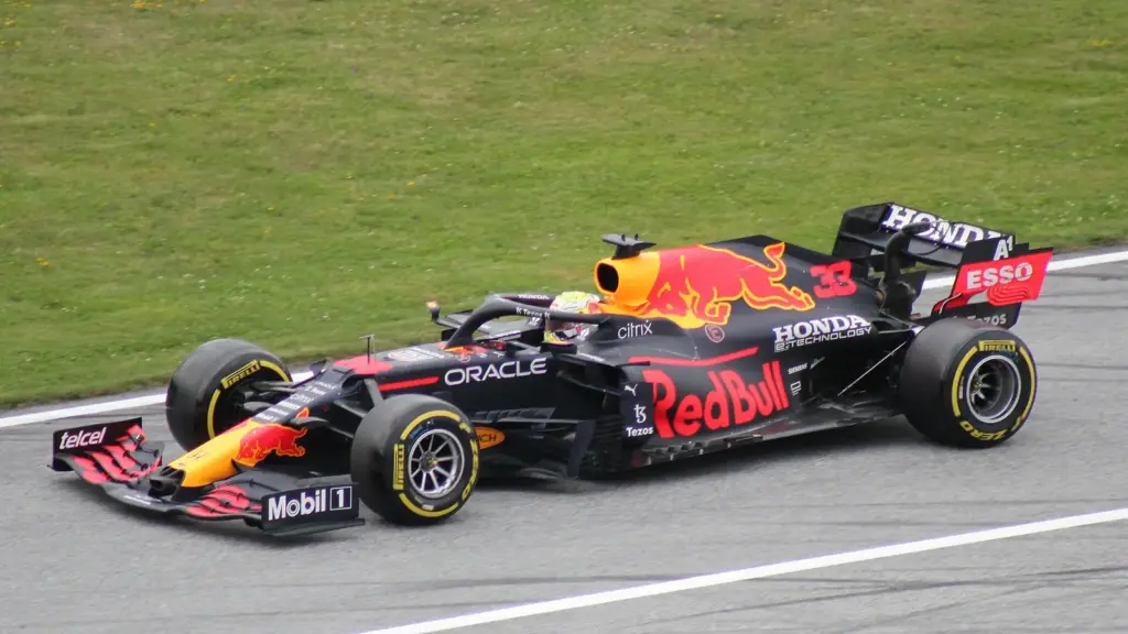 Max Verstappen in the No. 33 Red Bull RB16B at the 2021 Austrian Grand Prix