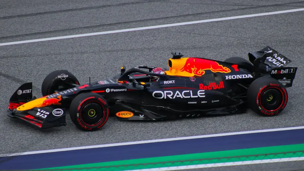 Max Verstappen in the No. 1 Red Bull RB21 at the 2025 Austrian Grand Prix