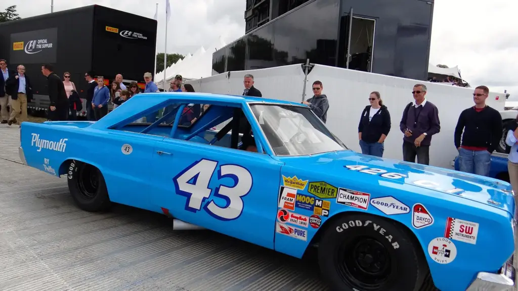 Richard Petty's No. 43 1967 Plymouth Belvedere at the 2014 Goodwood Festival of Speed