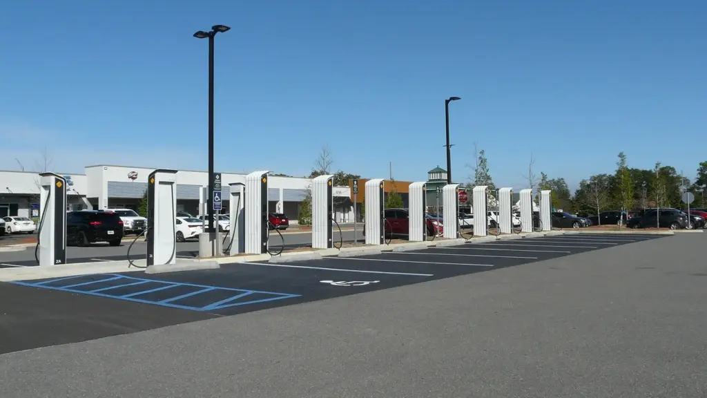 Rivian Adventure Network fast chargers in Tallahassee, Florida