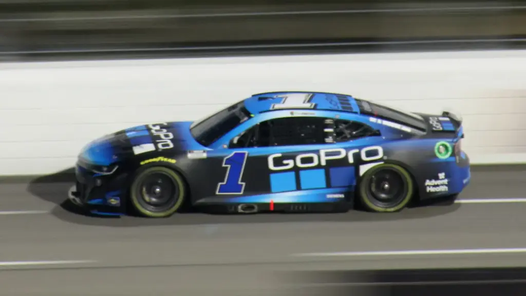 Ross Chastain's No. 1 Trackhouse Racing Chevrolet at Martinsville Speedway in 2022